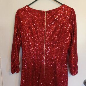 Vince Camuto Red Sparkling Dress